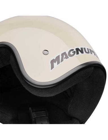 Casco Jet Bell Magnum Bianco Spaccato Vintage ECE 22.06