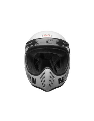 Casco Bell Moto-3 Classic Bianco Lucido ECE 22.06 | Retrò Originale