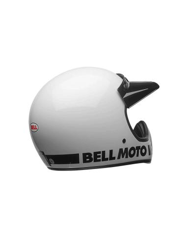 Casco Bell Moto-3 Classic Bianco Lucido ECE 22.06 | Retrò Originale