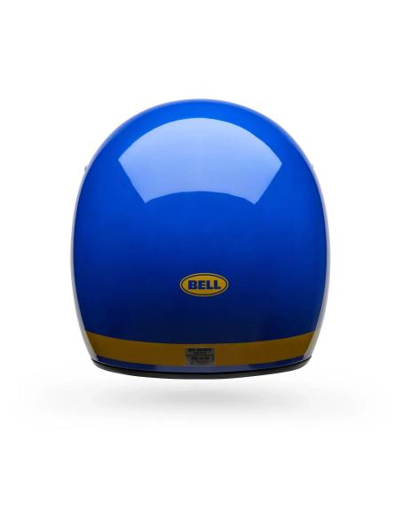 Casco Bell Moto-3 Classic Blu Lucido ECE 22.06 | Stile Retro Racing