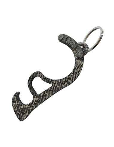 BLOQUEADOR DE FRENO DELANTERO PARA MOTO CON GRABADO PIEL DE IGUANA 40 MM
