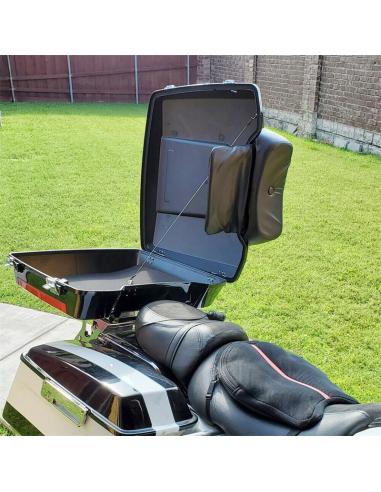 Razor Tour Pack Universal Black with Backrest | Harley Style