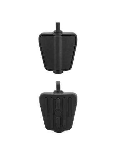 Mini Floorboards Black for Harley-Davidson | Passenger and Rider | Iguana Custom