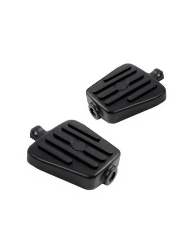 Mini Floorboards Black for Harley-Davidson | Passenger and Rider | Iguana Custom