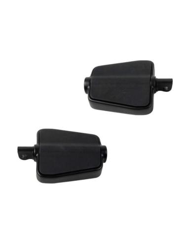 Mini Floorboards Pretas para Harley-Davidson | Passageiro e Piloto | Iguana Custom