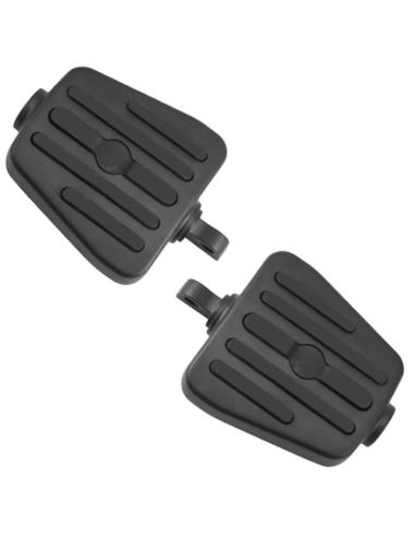 Mini Floorboards Pretas para Harley-Davidson | Passageiro e Piloto | Iguana Custom