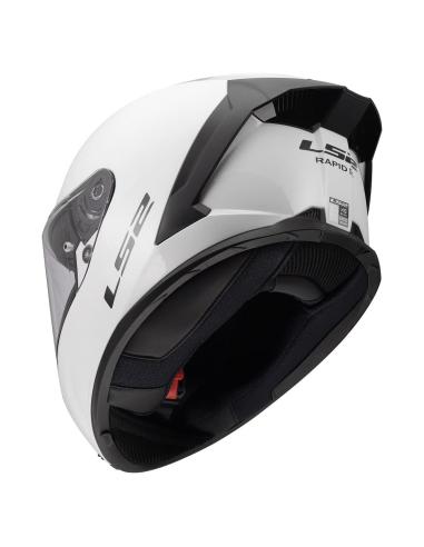 Casco LS2 FF820 Rapid III Blanco ECE 22.06