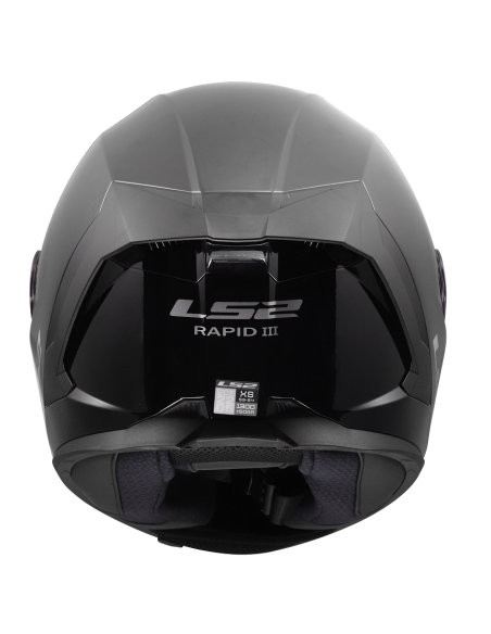 Casco LS2 FF820 Rapid III Negro brillo ECE 22.06