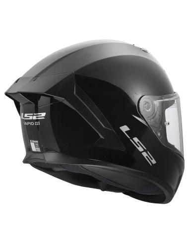 Casco LS2 FF820 Rapid III Negro brillo ECE 22.06