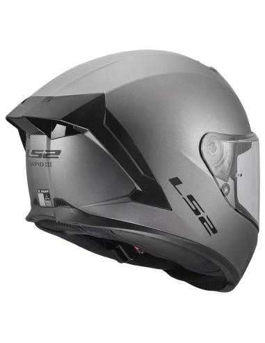 Casco LS2 FF820 Rapid III Gris titanium mate ECE 22.06