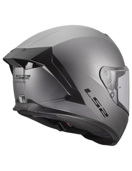 Casco LS2 FF820 Rapid III Gris titanium mate ECE 22.06