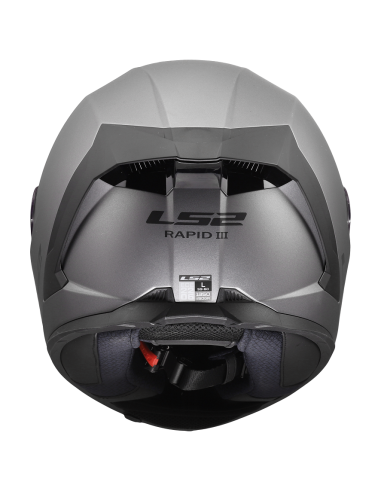 Casco LS2 FF820 Rapid III Gris titanium mate ECE 22.06
