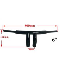 T-Bar Handlebar 2” Black 50mm Harley 2