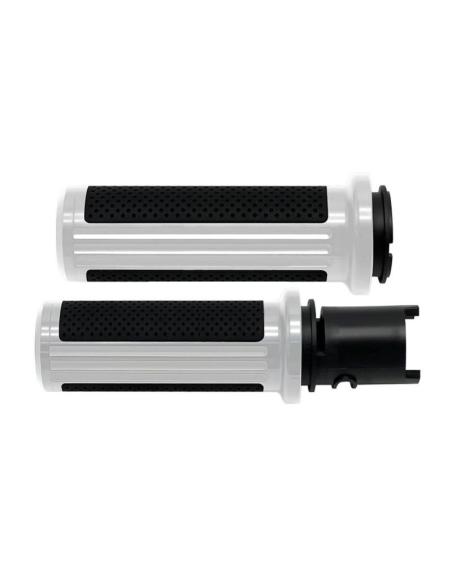 Chrome Grips with Rubber 1” Harley 2023-2025