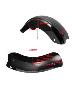 Guardabarros Trasero Acero Harley Touring 2009+ 2