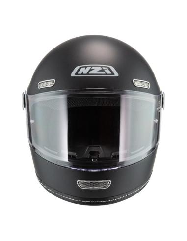 Capacete NZI Revival Preto Fosco ECE 22.06 Integral Retro