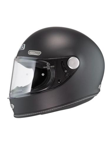 Capacete NZI Revival Preto Fosco ECE 22.06 Integral Retro