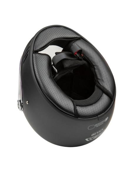 Casco NZI Club Negro Mate Fibra ECE 22.06 Integral
