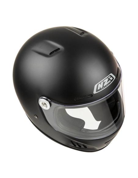 NZI Club Matte Black Fiber Full-Face Helmet ECE 22.06