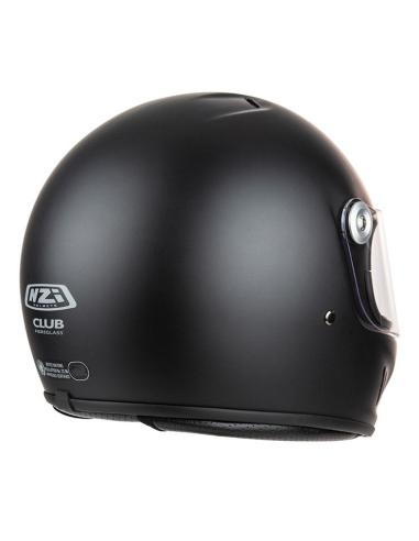 Capacete NZI Club Preto Fosco Fibra ECE 22.06 Integral