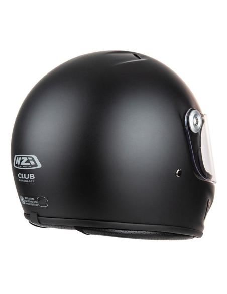 Casco NZI Club Negro Mate Fibra ECE 22.06 Integral