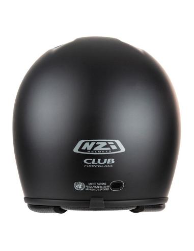Casco NZI Club Negro Mate Fibra ECE 22.06 Integral