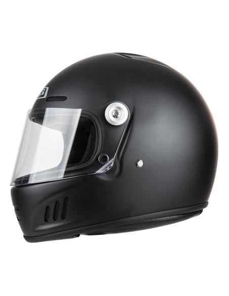 NZI Club Matte Black Fiber Full-Face Helmet ECE 22.06