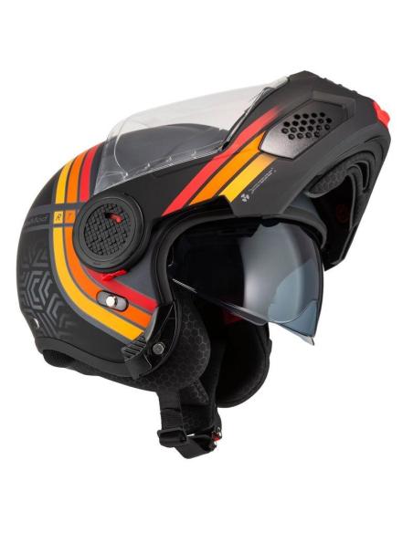 Capacete Modular NZI Minimod Duo Watson Antracite black P/J ECE 22.06
