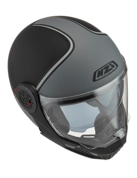 Capacete Modular NZI Minimod Duo Smart Preto antracite P/J ECE 22.06