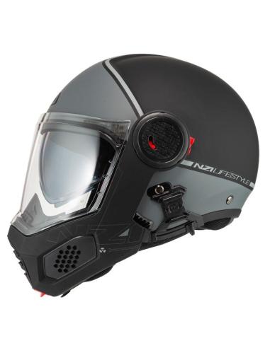 Casco Modular NZI Minimod Duo Smart Black antracite P/J ECE 22.06