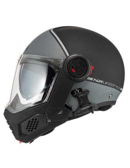 Casco Modulare NZI Minimod Duo Smart Nero antracite P/J ECE 22.06