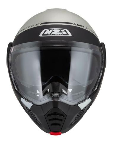 Casco Modular NZI Minimod Duo Involt grey black P/J ECE 22.06