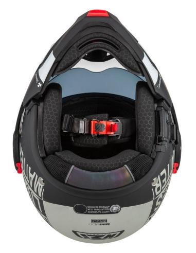 Modular Helmet NZI Minimod Duo Involt grey black P/J ECE 22.06