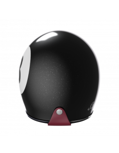 Casco Jet stormer quartz pool black bola 8 Brillante ECE 2206 | Estilo Retro Custom 2