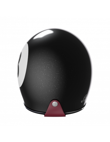 Capacete Jet stormer quartz pool black bola 8 Brilhante ECE 2206 | Estilo Retro Custom