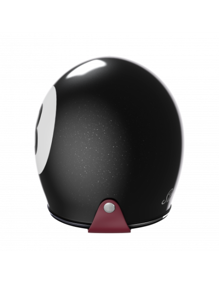 Jet Helmet stormer quartz pool black 8 Ball Glossy ECE 2206 | Retro Custom Style