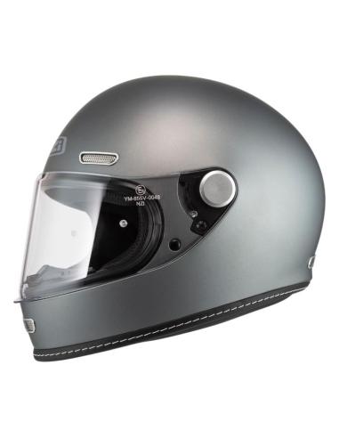 Capacete NZI Revival Antracite Fosco ECE 22.06 Integral Retro