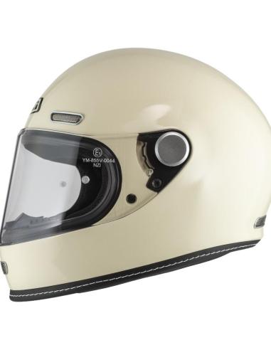 Capacete NZI Revival bone white ECE 22.06 Integral Retro
