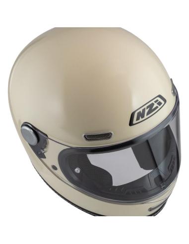 Helmet NZI Revival Bone White ECE 22.06 Full Face Retro
