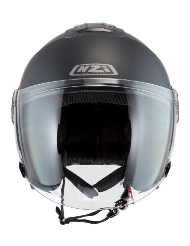 Capacete Jet NZI Civic Preto Fosco Viseira ECE 22.06