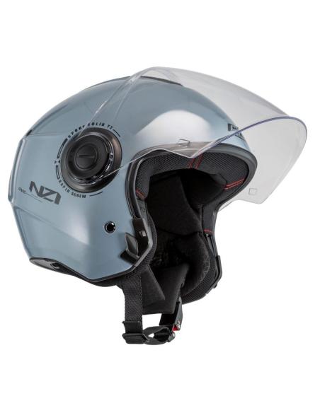 Capacete Jet NZI Civic Nardo Gray Visor ECE 22.06