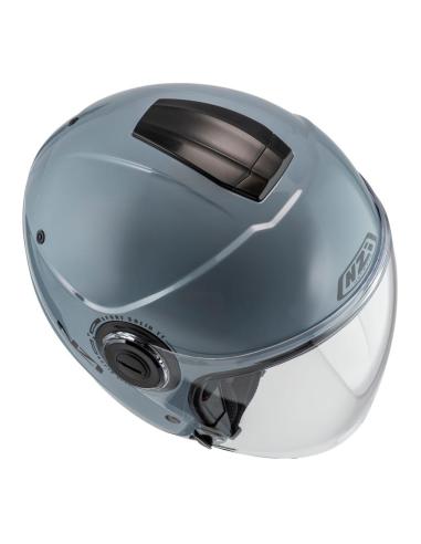 Capacete Jet NZI Civic Nardo Gray Visor ECE 22.06