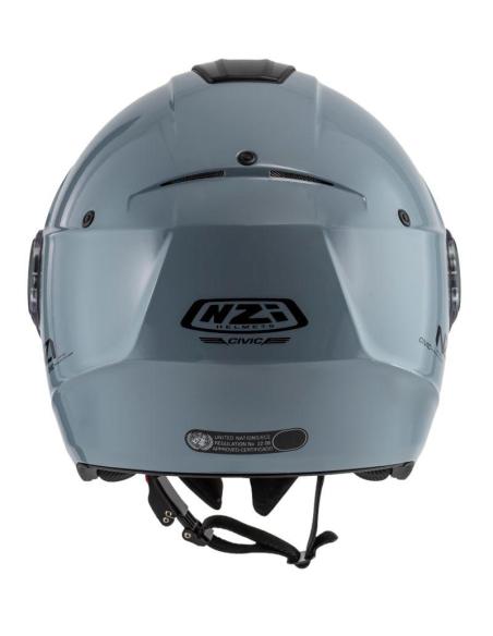 Capacete Jet NZI Civic Nardo Gray Visor ECE 22.06