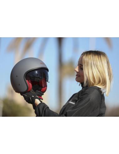 Capacete Jet Garibaldi G03X Fiberglass Vintage ECE 22.06 | Iguana Custom