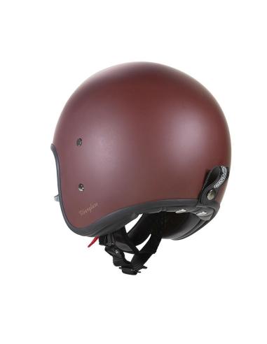 Capacete Jet Garibaldi G03X Vermelho oxide mate Fiberglass Vintage ECE 22.06 | Iguana Custom