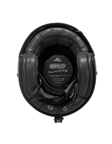 Casque Jet Garibaldi G03X Rouge oxyde mat Fiberglass Vintage ECE 22.06 | Iguana Custom