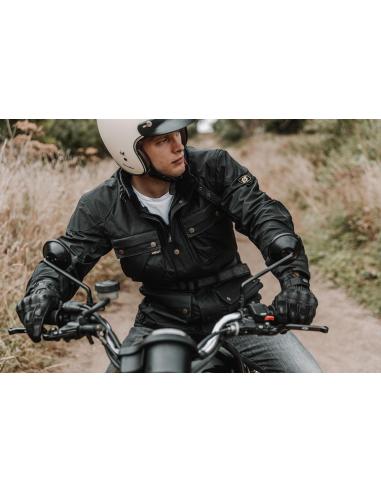 Garibaldi Heritage Men's Jacket Brown Waterproof Wax Cotton CE | Iguana Custom