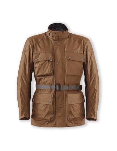 Chaqueta Garibaldi Heritage man marron Impermeable Wax Cotton CE | Iguana Custom