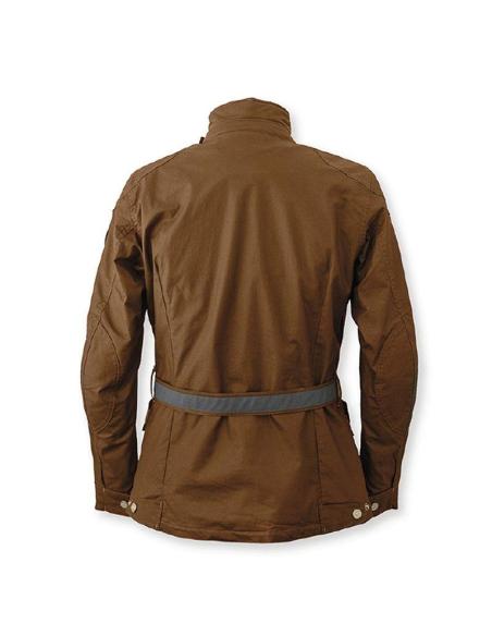 Veste Garibaldi Heritage homme marron Imperméable Wax Cotton CE | Iguana Custom
