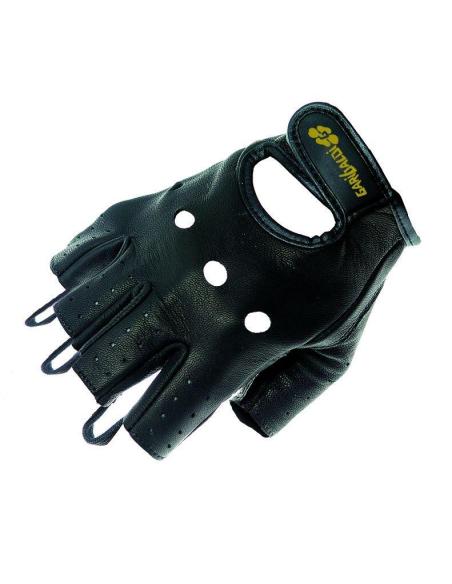 Guanti Senza Dita Garibaldi Custom Biker Pelle | Iguana Custom